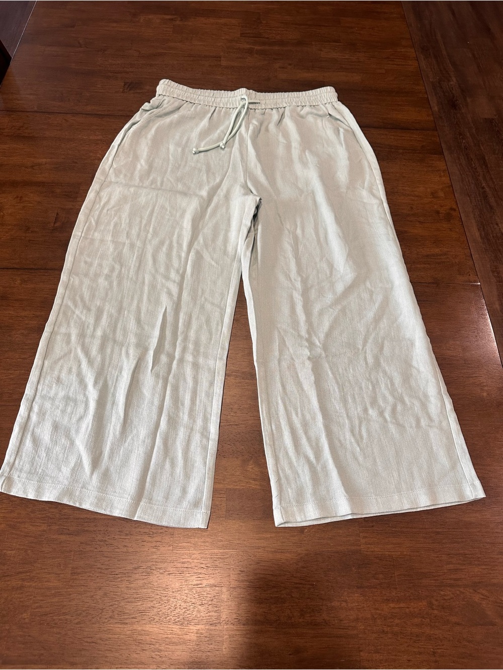 HALARA High Wasted Drawstring Pocket Wide Leg Pants Size XL